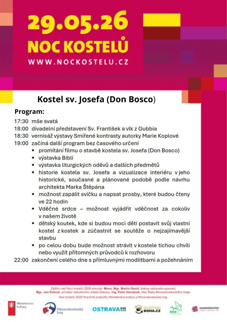 Noc kostelů 2026